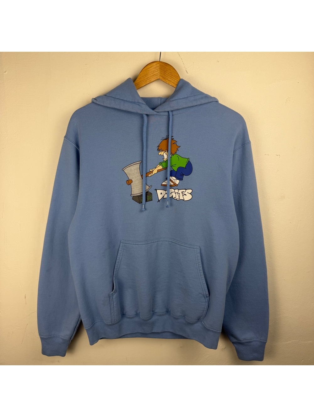 Digits Skate Brand Alarm Clock Hoodie Men's Medium